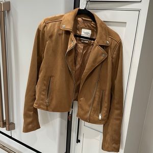 Women’s Abercrombie and Fitch, leather jacket, size large